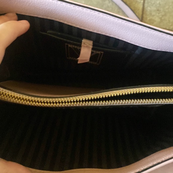 Victoria Secret Dust Rose Structure Satchel Purse - Picture 6 of 10